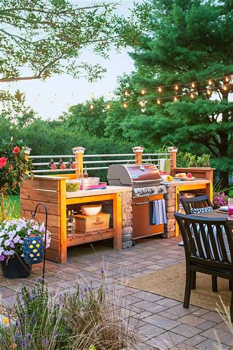 cheap outdoor cooking area ideas